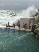 Bronte pool waves