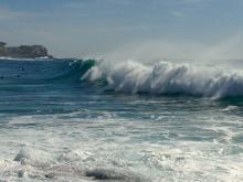 Big surf off Bronte pool