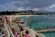 Bronte beach from Bronte ocean pool