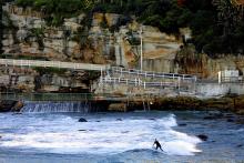 Bronte pool from the north point