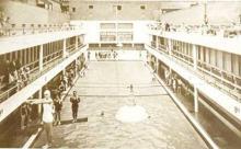 Interior of the Coogee Aquarium at which many of the early Eastern Suburbs Ladies Swimming Club events were held